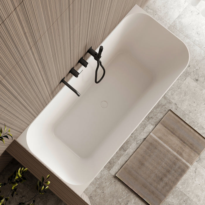 Ashton Corner Back To Wall Bath