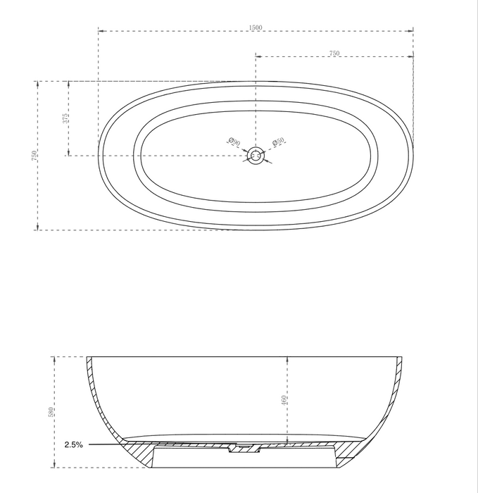 Wow Translucency Resin Stone Bath
