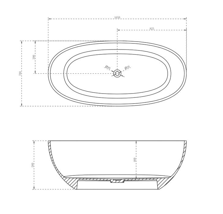 Wow Translucency Resin Stone Bath