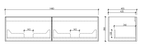 Cicero 1500mm Wall Hung Vanity