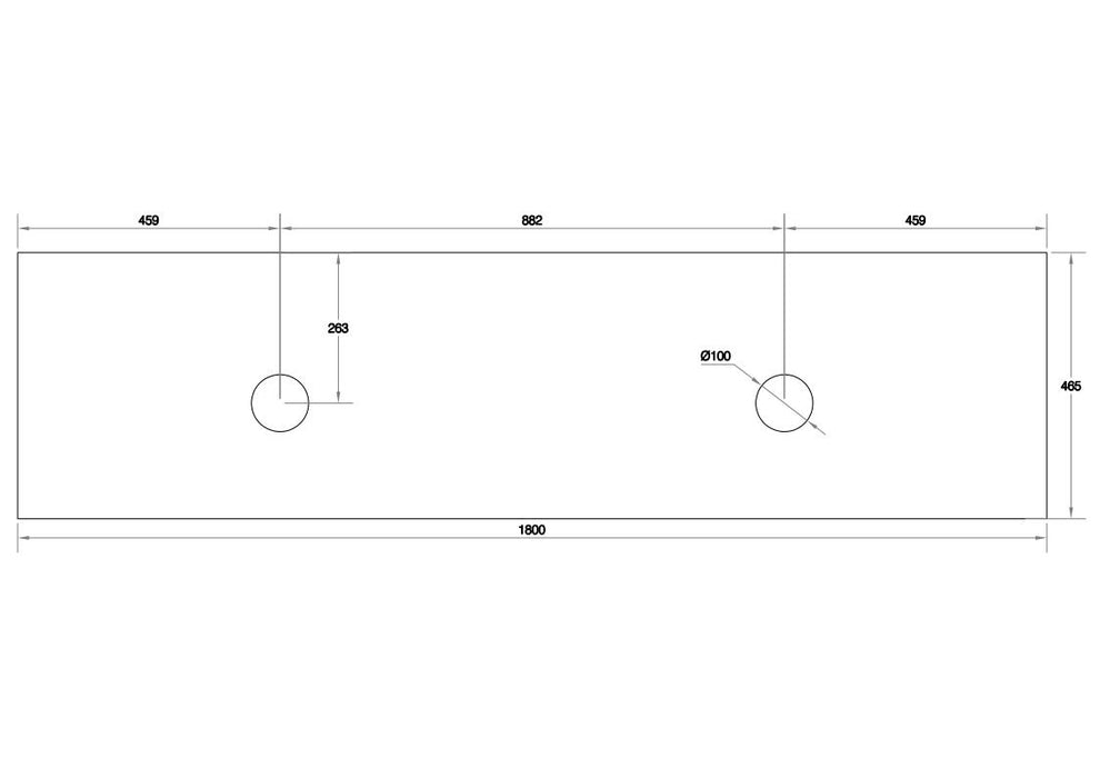 Cicero 1800mm Wall Hung Vanity