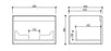 Cicero 600mm Wall Hung Vanity