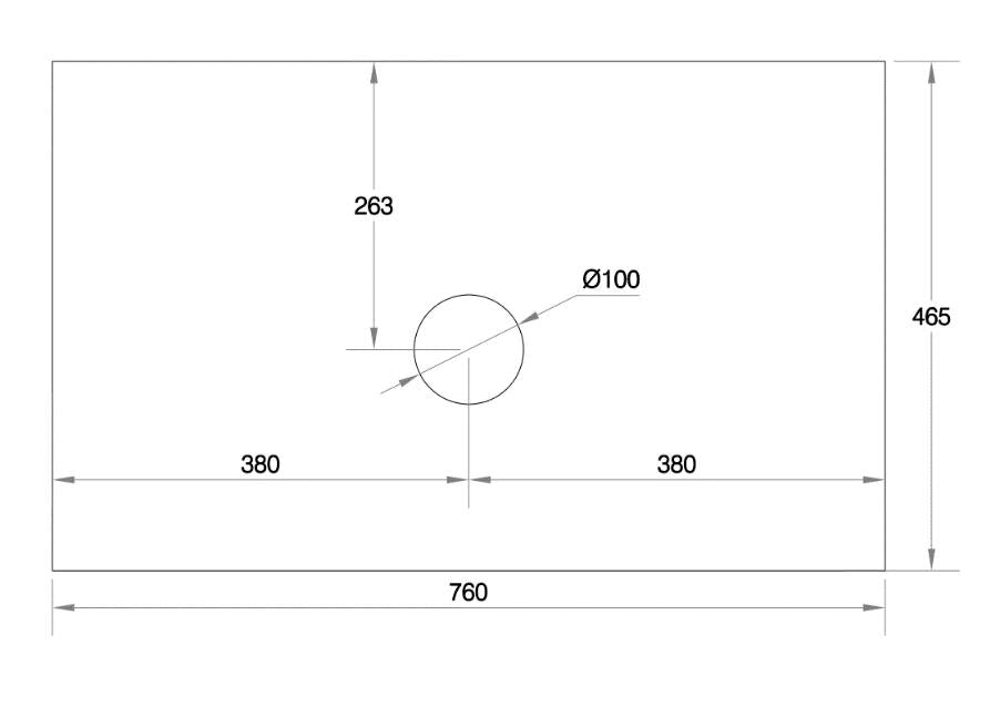 Cicero 750mm Wall Hung Vanity