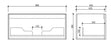 Cicero 900mm Wall Hung Vanity