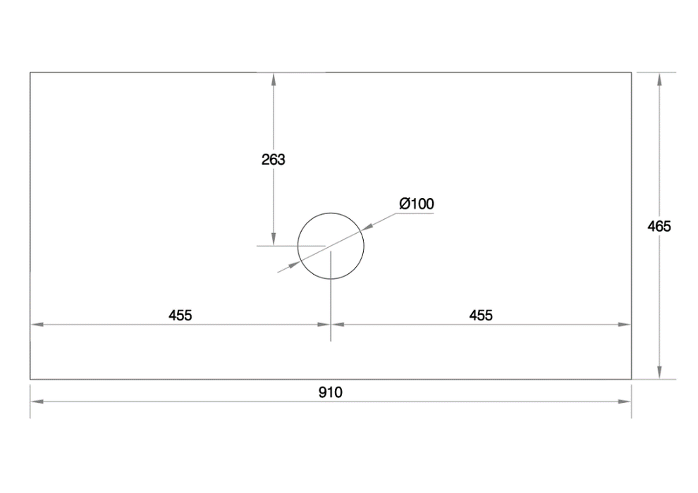 Cicero 900mm Wall Hung Vanity