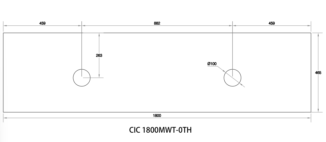 Cicero 1800mm Wall Hung Vanity