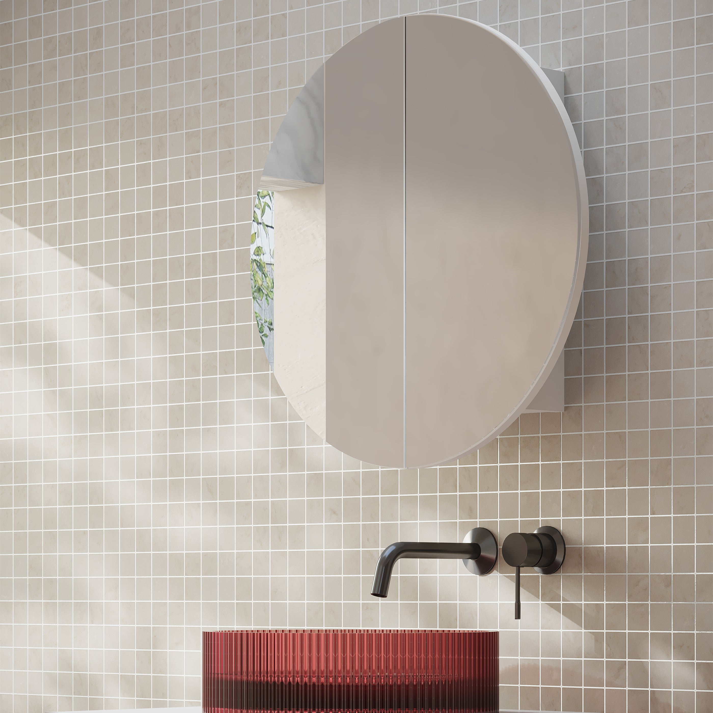 Photo inspiration: Picture Idea: Elli Round 600Mm Shaving Cabinet
