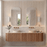 Rec 450mm Framed Shaving Cabinet | Matte White