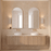 Archied 450mm Framed Shaving Cabinet | Matte White