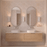 Elli Pill 450mm Framed Shaving Cabinet | Brushed Nickel