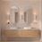 Elli Pill 450mm Framed Shaving Cabinet | Matte White