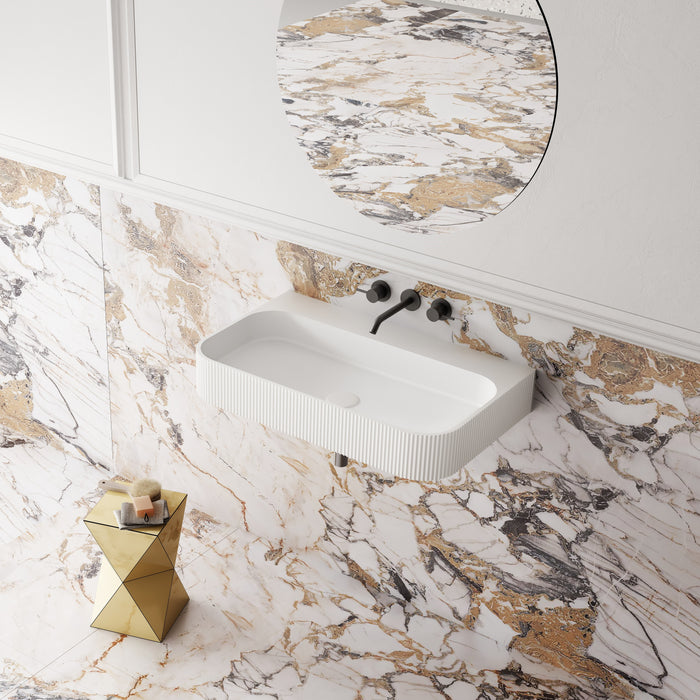 V-Groove Wall Hung Basin