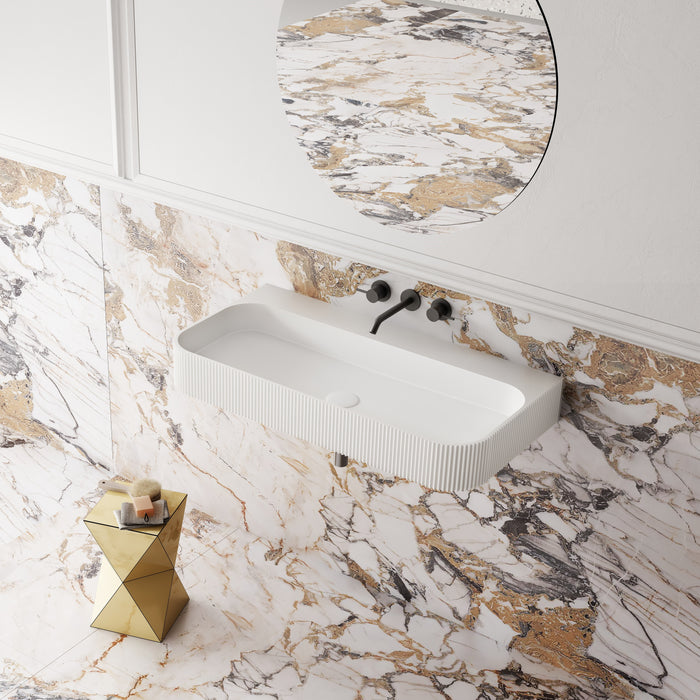 V-Groove Wall Hung Basin