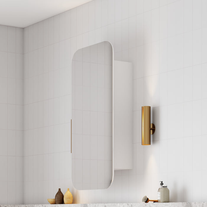 Rec 450mm Shaving Cabinet Matte White