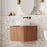 V-Groove 600mm Wall Hung Vanity