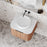 V-Groove 600mm Wall Hung Vanity