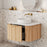 V-Groove 750mm Wall Hung Vanity