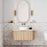 V-Groove 900mm Wall Hung Vanity